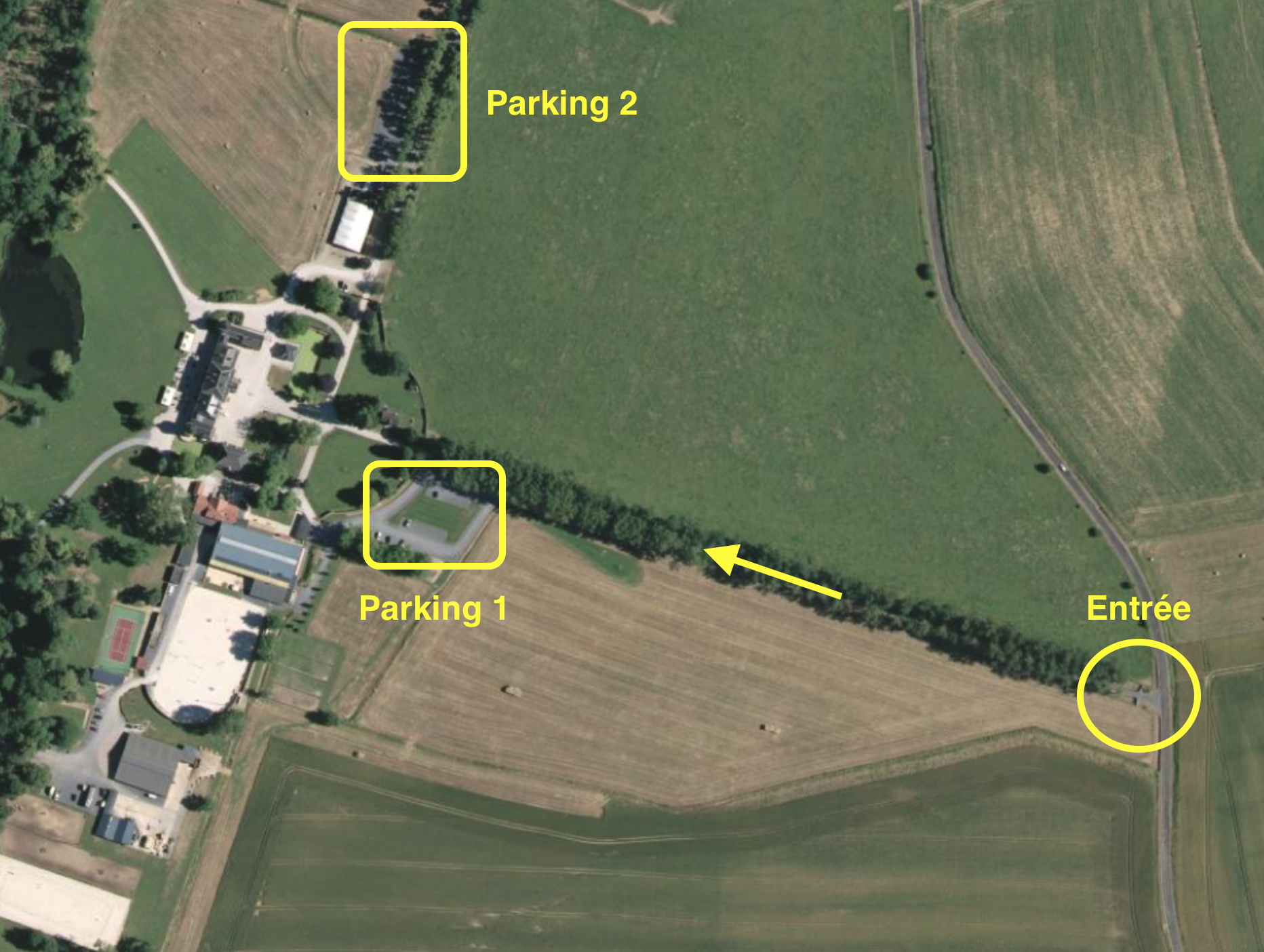 Château image satellite